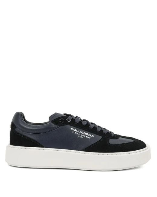 Karl Lagerfeld Sneakers Met Logoprint in het Blue voor heren