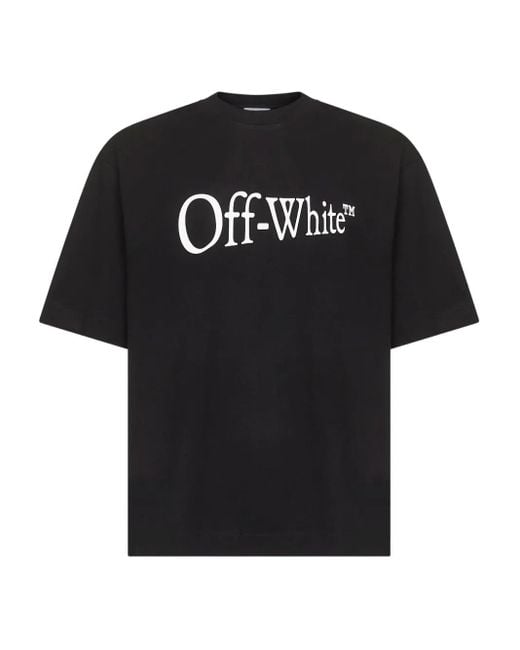Off-White c/o Virgil Abloh Black Classic T-Shirt With Crew Neckline for men