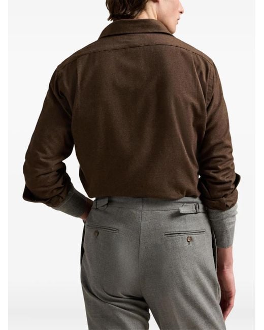 Camicia Tinta di Polo Ralph Lauren in Brown da Uomo