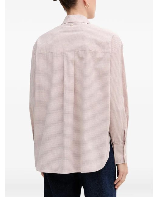 Mos Mosh Pink Mmbritze Check-Pattern Button-Down Shirt