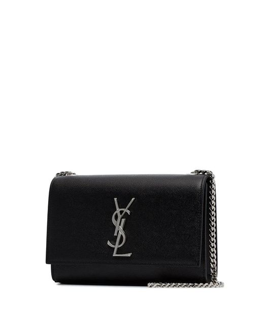 Saint Laurent Black Small Kate Cross-Body Bag