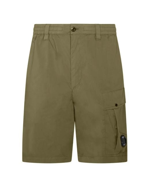 C P Company Gray Cargo Shorts for men