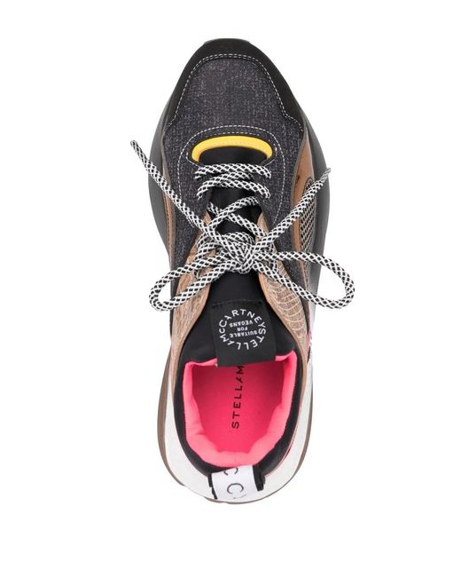 Stella McCartney Gray Loop Low-Top Sneakers