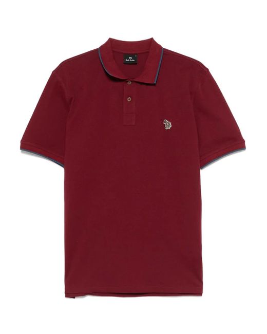 メンズ Paul Smith ポロシャツ Red