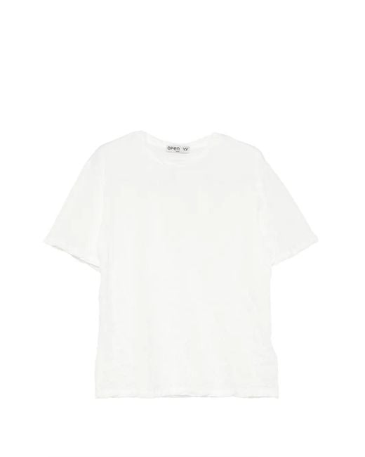 OPEN YY White Short-Sleeve T-Shirt