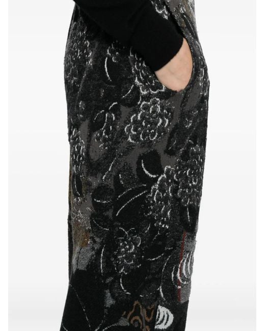 JNBY Black Graphic Elements Trousers