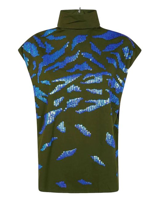 Essentiel Antwerp Green Hate Bluse