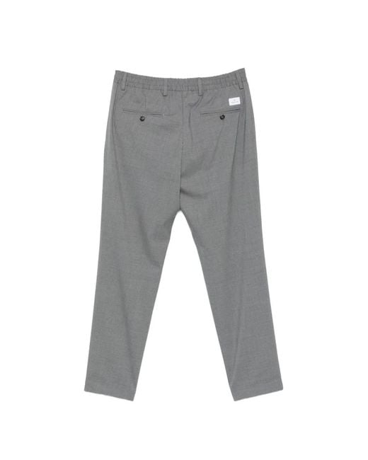 Manuel Ritz Gray Drawstring Charm Trousers for men