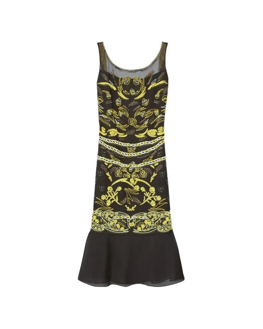 Tory Burch レディース グリーン デコラティブ メッシュドレス