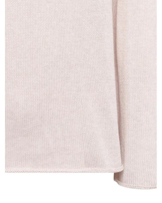 Laneus Pink V-Neck Jumper for men