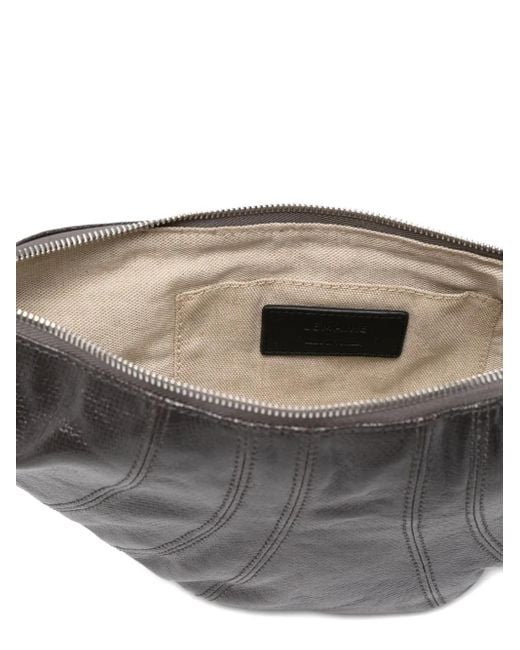 Lemaire Croissant Kleine Schoudertas in het Metallic