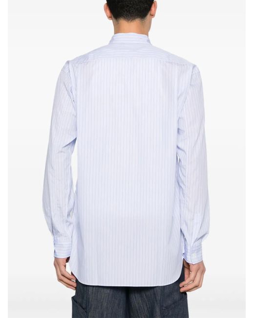 メンズ Comme des Garçons ストライプ シャツ White