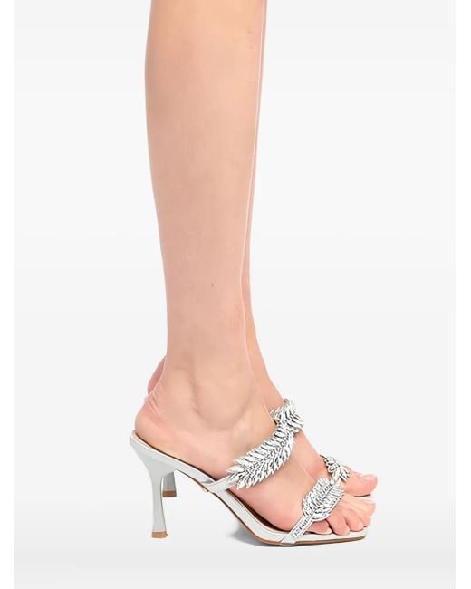 Sandales Beirut 90 Mm À Ornements Twentyfourhaitch en coloris White