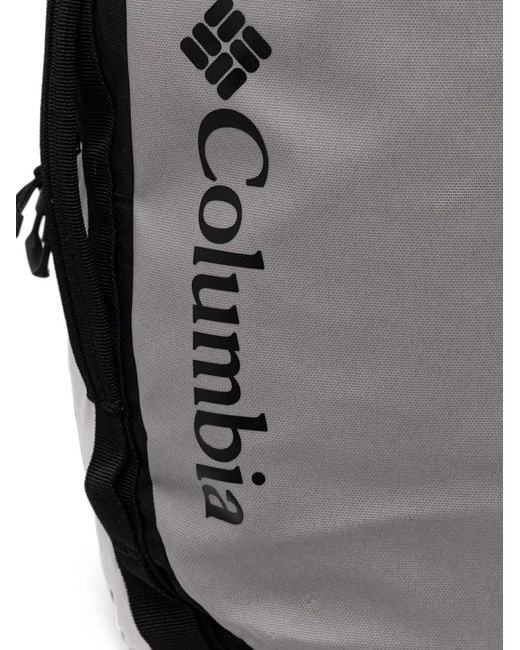 Columbia Black Landroamer Logo-Print Panelled Backpack