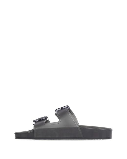 Balenciaga Black Mallorca Round-Toe Sandals