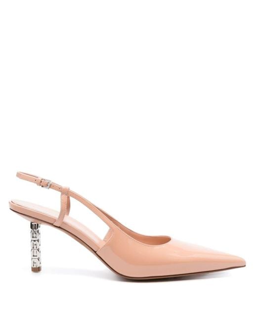 Givenchy Pink G Cube Pumps 70mm