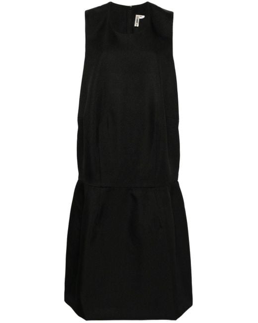 Comme des Garçons Black Textured-finish Sleeveless Dress