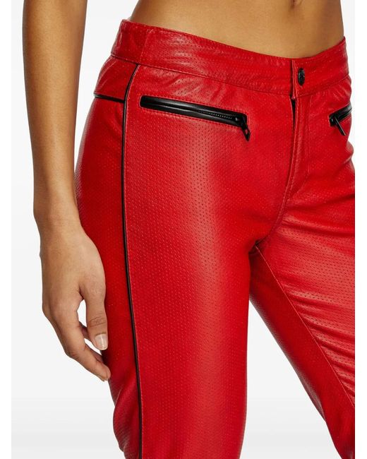 DIESEL Red L-Insey Trousers