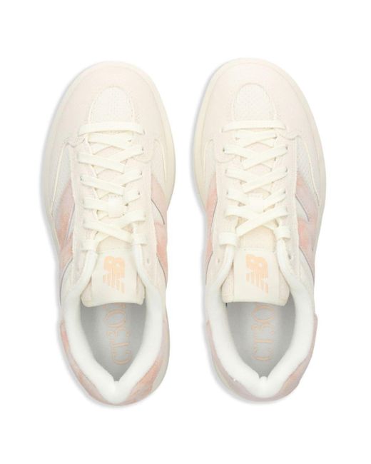 New Balance White Ct302 Flatform Sneakers