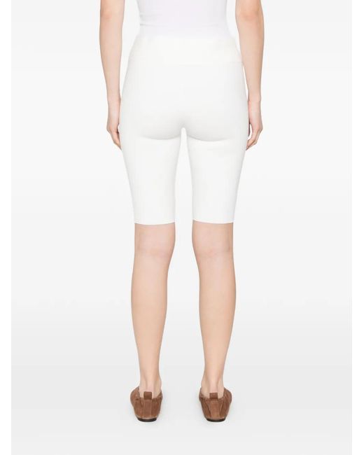Totême White Capri Knit Shorts Off