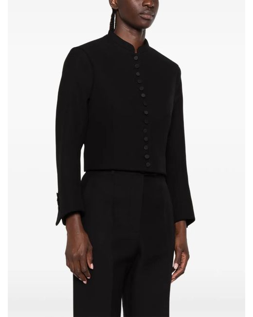 Tom Ford Black Grain De Poudre Jacket