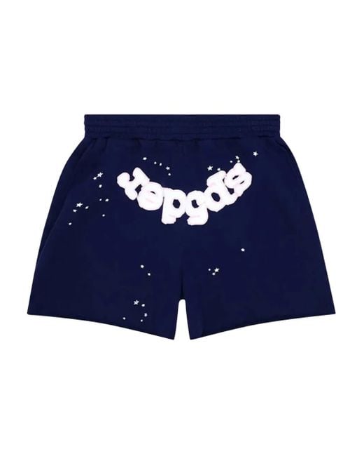 Bermudas Web Sp5der de hombre de color Blue