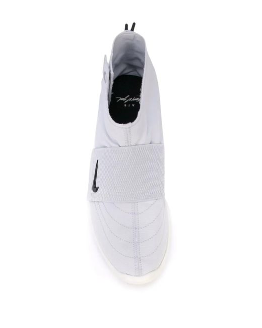 Nike White Air Fear Of God Moccasin "Pure Platinum" Sneakers