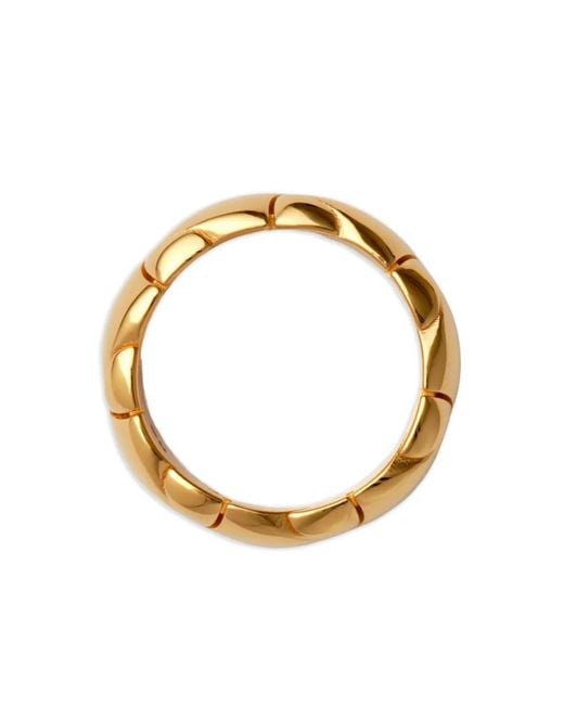 Burberry Metallic Shield Segment Ring