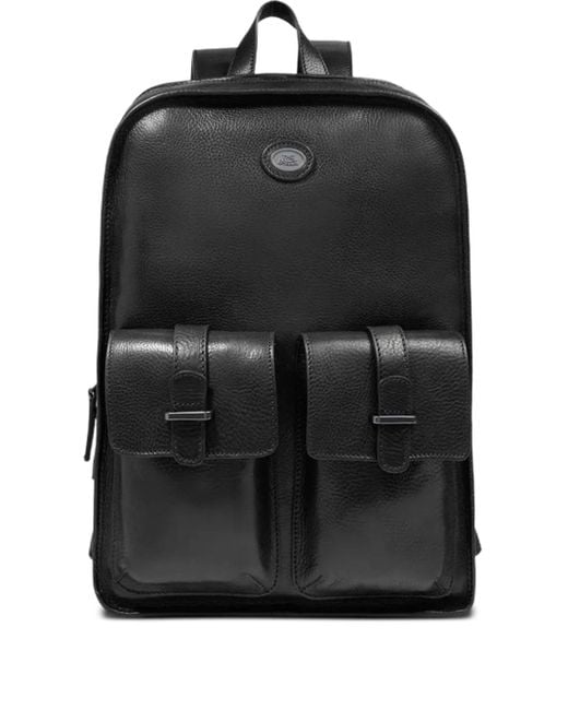 The Bridge Black Isaia Backpack for men
