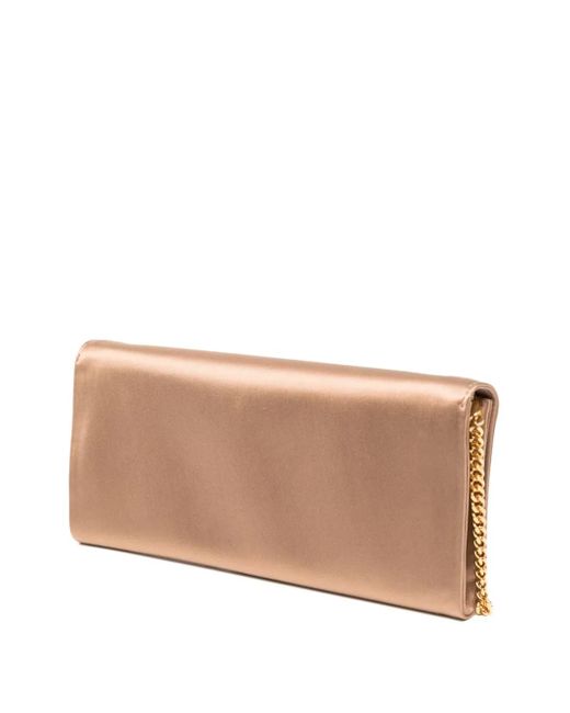 Tom Ford Natural Satin Bar Clutch Bag