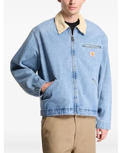 Carhartt Blue Og Detroit Denim Jacket
