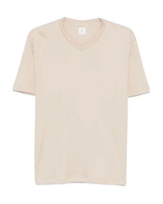 Eleventy White V-Neck T-Shirt for men