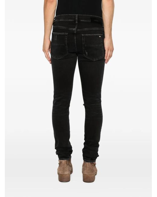 Amiri Black Jean À Effet Usé for men
