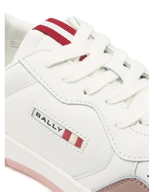 Bally White Jasper Leather Sneakers