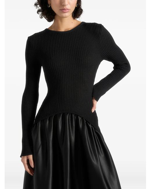 Manière De Voir Black Adeline Maxi Dress