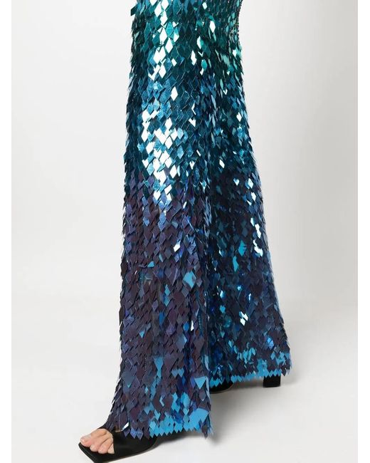 Alberta Ferretti Blue Trousers
