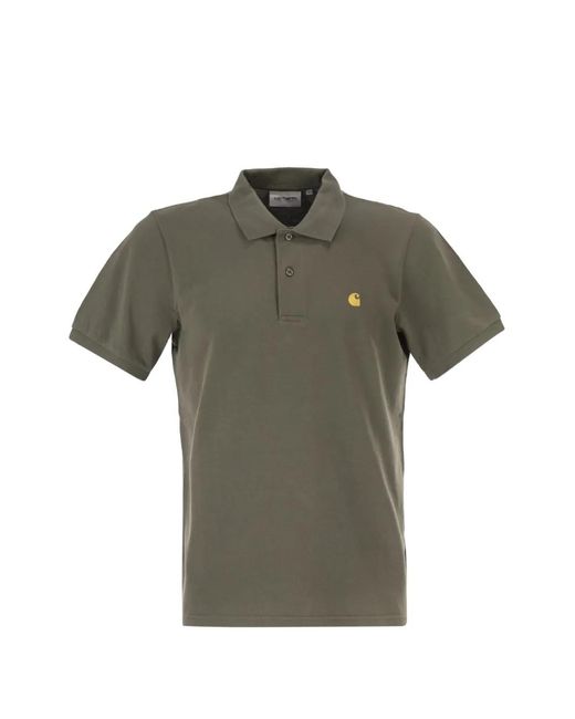 Carhartt Green Chase Pique Polo Shirt for men
