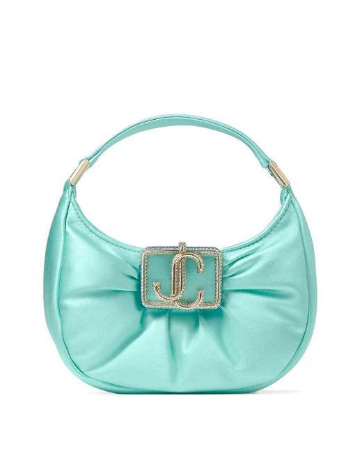 Jimmy Choo Blue Edie Mini-Tasche