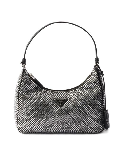 Borsa A Spalla Re-Edition Mini 2005 di Prada in Gray