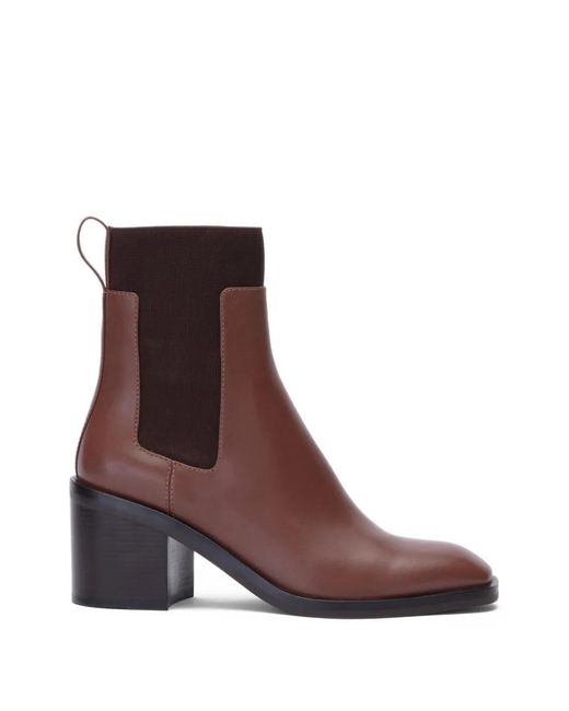 3.1 Phillip Lim Brown Alexa Leather Chelsea Boot
