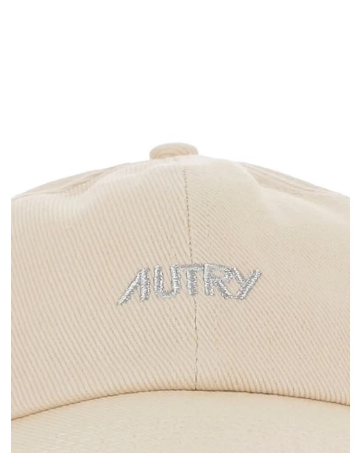Cappello Da Baseball Con Logo di Autry in Natural da Uomo