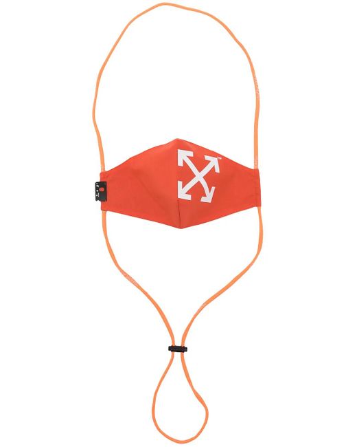 Off-White c/o Virgil Abloh Red Arrows-Print Face Mask for men