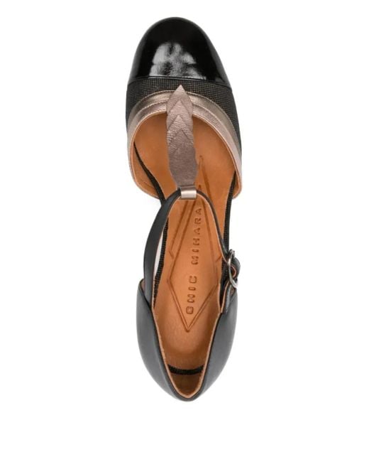 Pumps Con Tacco Largo E Cinturino A T 70Mm di Chie Mihara in Brown