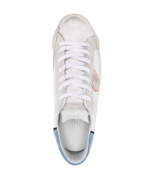 Philippe Model White Prsx Low Sneakers for men