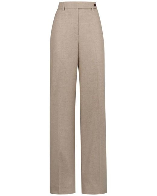 Kiton Natural Cashmere Trousers