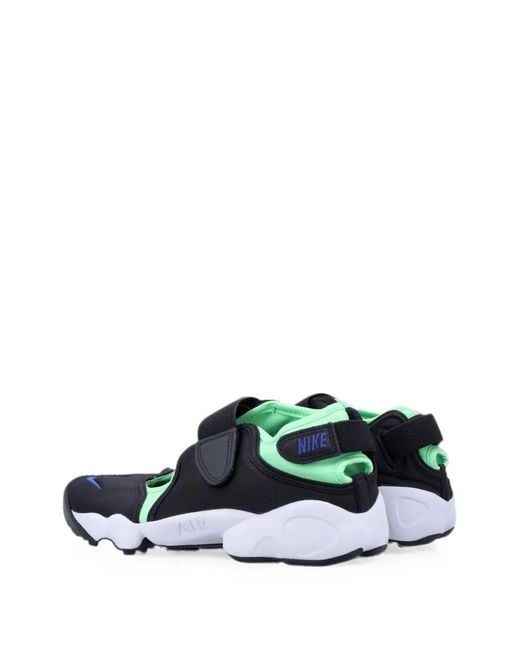 Nike Green Air Rift Touch-Strap Sneakers