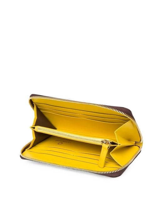 La Portegna Red Julia Leather Wallet