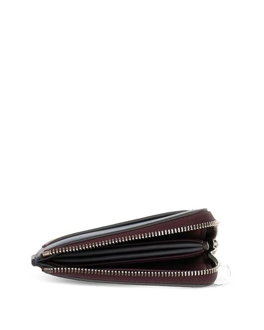 Stella McCartney Blue Logo Zip Wallet
