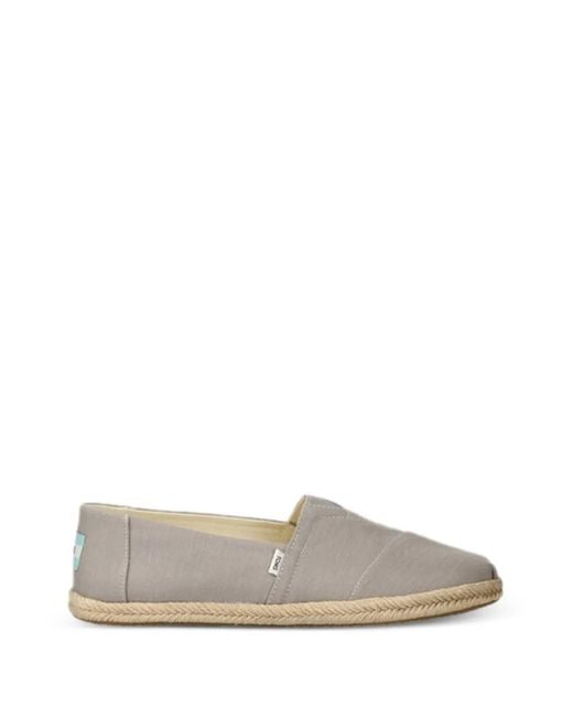 TOMS White Espadrilles À Semelle En Corde for men