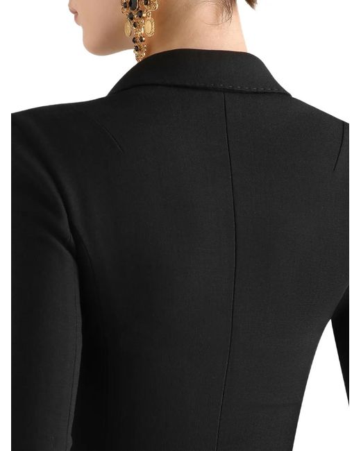 Dolce & Gabbana Black Single-Breasted Jacket